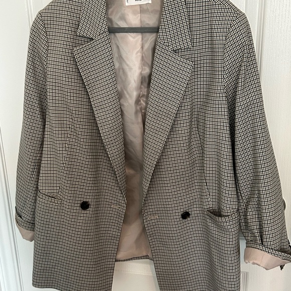 Mango Jackets & Blazers - Mango Checkered Patterned Blazer